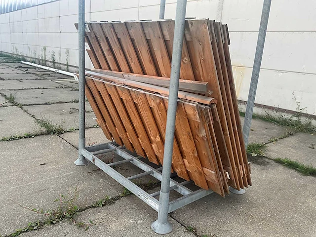 Tuinscherm 19 planks douglas (8x) - afbeelding 2 van  7