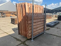 Tuinscherm 19 planks met deur douglas (16x) - afbeelding 3 van  6