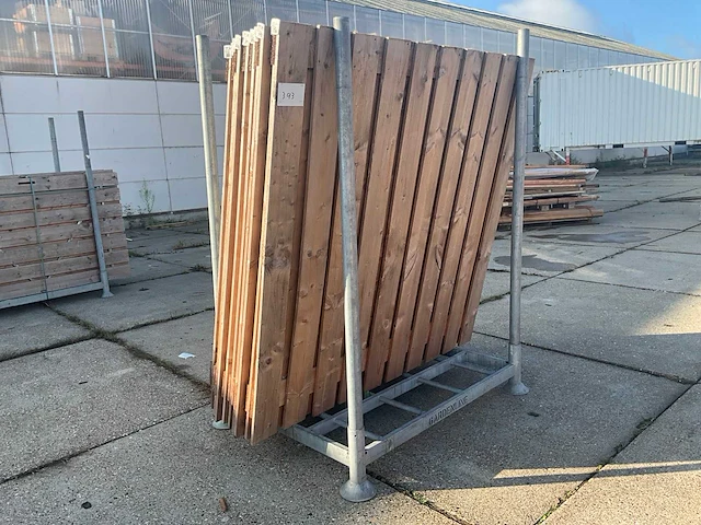 Tuinscherm 21 planks douglas (10x) - afbeelding 1 van  6