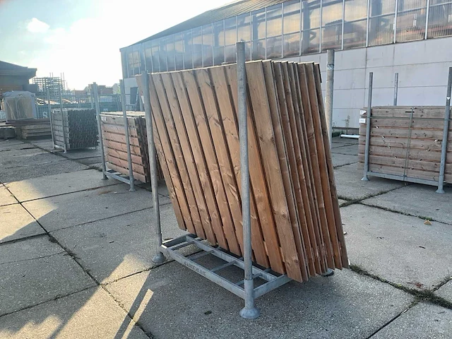 Tuinscherm 21 planks douglas (10x) - afbeelding 2 van  6