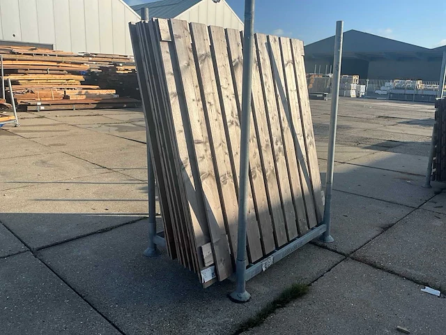 Tuinscherm 21 planks douglas (10x) - afbeelding 3 van  6