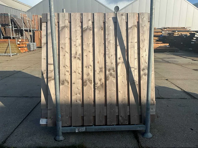 Tuinscherm 21 planks douglas (10x) - afbeelding 5 van  6