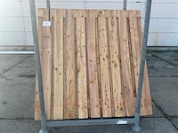 Tuinscherm 21 planks douglas (2x) - afbeelding 5 van  6