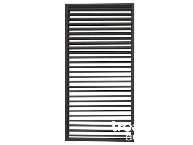 Tuinscherm, shutter, antraciet, 90x180x7cm - afbeelding 1 van  4