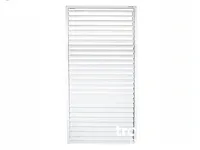 Tuinscherm, shutter, wit, 90x180x7cm - afbeelding 1 van  4