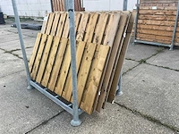 Tuinscherm vuren (8x) - afbeelding 2 van  6