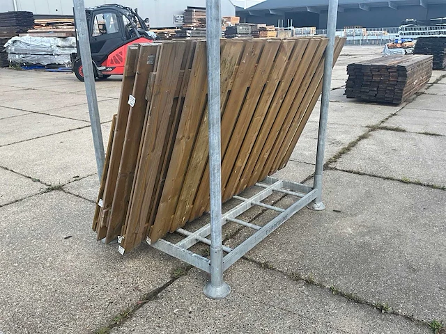 Tuinscherm vuren (8x) - afbeelding 3 van  6