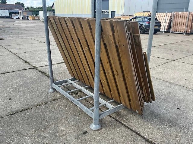 Tuinscherm vuren (8x) - afbeelding 4 van  6