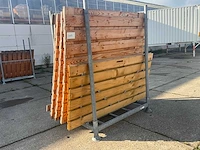 Tuinschermen met deur douglas - afbeelding 1 van  7