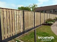 Tuinschutting met betonpalen 37,5 m - afbeelding 1 van  5