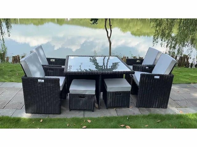 Tuinset - vonato - 9-delig - dining set - afbeelding 1 van  2