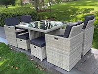 Tuinset - vonato - classic white - 9-delig - afbeelding 1 van  3