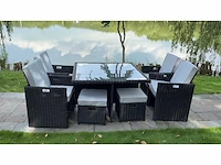Tuinset - vonato - modern brown - 9-delig - afbeelding 1 van  3