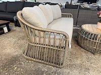 Tuinset 4-delig: 1 bank, 2 stoelen, 1 tafel - afbeelding 7 van  11