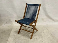 Tuinset met 4 klapstoelen - afbeelding 4 van  4