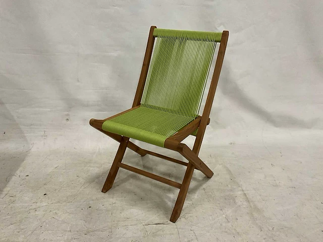 Tuinset met 4 klapstoelen - afbeelding 5 van  5