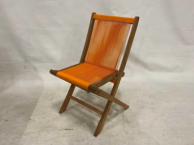 Tuinset met 4 klapstoelen - afbeelding 5 van  5