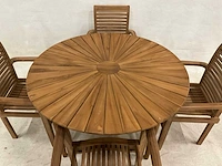 Tuinset met ronde tuintafel 130 cm - afbeelding 3 van  5