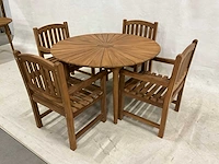 Tuinset met ronde tuintafel 130 cm - afbeelding 2 van  5
