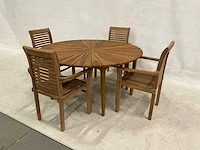 Tuinset met ronde tuintafel 150 cm - afbeelding 2 van  6