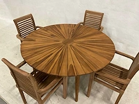 Tuinset met ronde tuintafel 150 cm - afbeelding 3 van  6