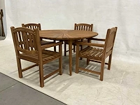 Tuinset met ronde tuintafel 150 cm - afbeelding 2 van  5