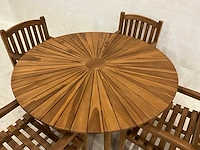 Tuinset met ronde tuintafel 150 cm - afbeelding 3 van  5