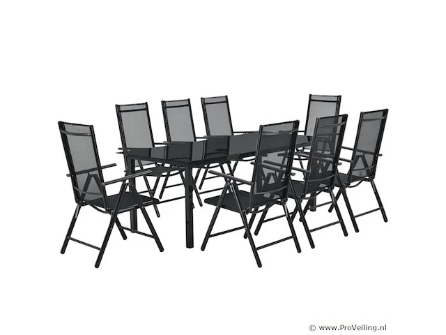 Tuinset milano 9-delig - afbeelding 1 van  10
