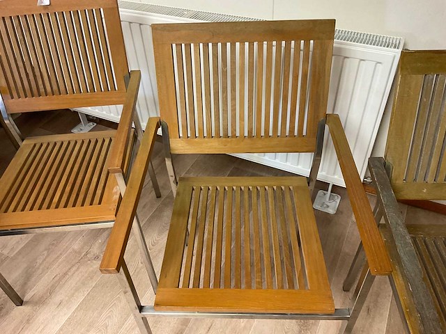 Tuinstoel 4x stapelbaar - afbeelding 1 van  3