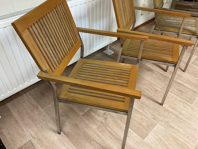 Tuinstoel 4x stapelbaar - afbeelding 2 van  3