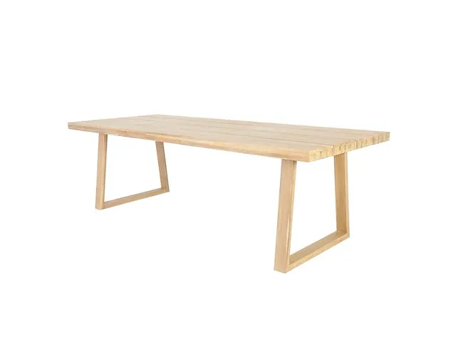 Tuintafel 100x240x75 cm wakefield, mats - afbeelding 1 van  4