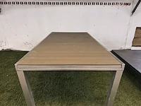 Tuintafel 200x100x74 cm - afbeelding 3 van  5