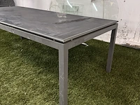 Tuintafel, 220x100x74 cm - afbeelding 4 van  4
