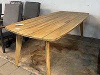 Tuintafel 220x100x77 cm - afbeelding 2 van  5