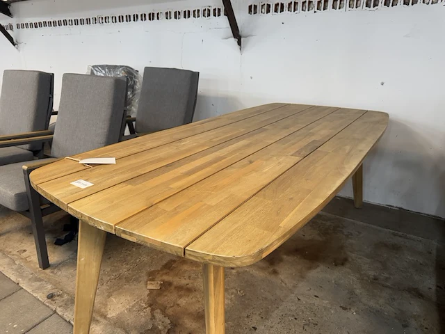 Tuintafel 220x100x77 cm - afbeelding 3 van  5