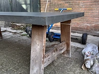 Tuintafel 250x100x77 cm - afbeelding 4 van  6