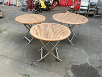 Tuintafel (3x) - afbeelding 1 van  3