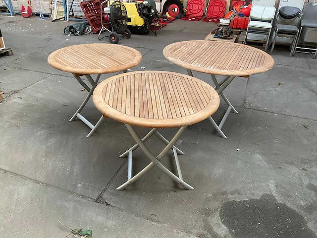 Tuintafel (3x) - afbeelding 1 van  3