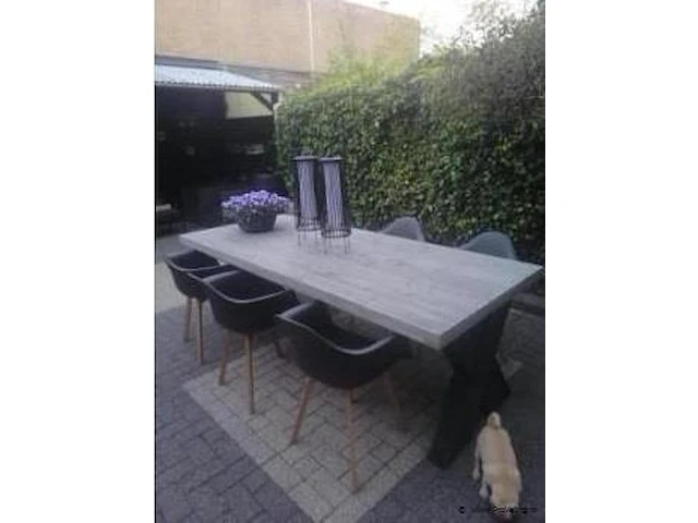 Tuintafel 4 persoons - 150cm x 80cm - afbeelding 1 van  1