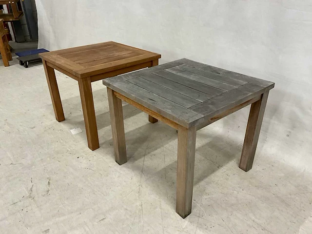 Tuintafel 90x90 cm (2x) - afbeelding 5 van  5
