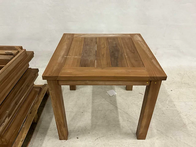 Tuintafel 90x90 cm (6x) - afbeelding 2 van  5