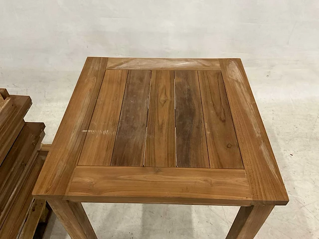 Tuintafel 90x90 cm (6x) - afbeelding 3 van  5