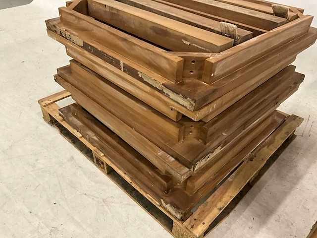Tuintafel 90x90 cm (6x) - afbeelding 4 van  5