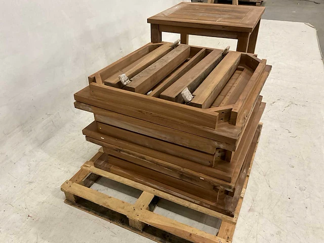 Tuintafel 90x90 cm (6x) - afbeelding 5 van  5