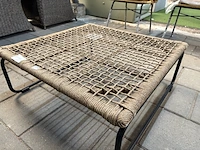 Tuintafel, bijzettafel 75x75x30 cm - afbeelding 4 van  6