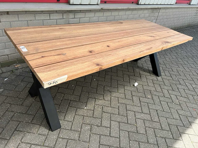 Tuintafel guyana teak (240 x 95) - afbeelding 3 van  4