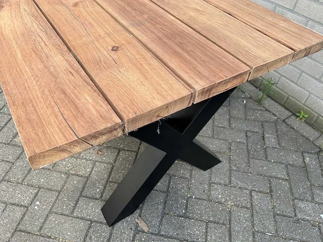 Tuintafel guyana teak (240 x 95) - afbeelding 4 van  4