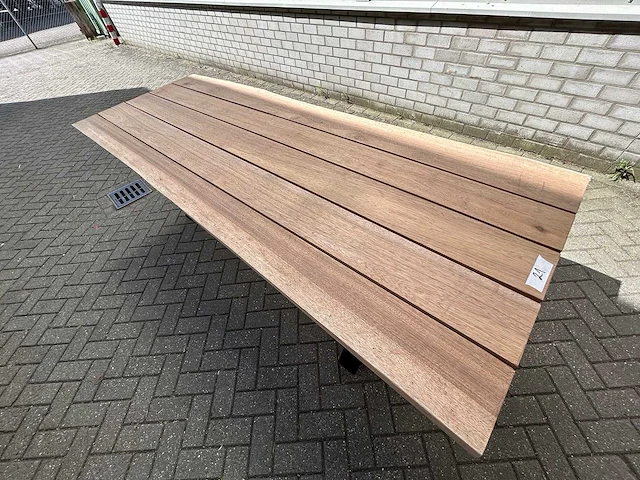 Tuintafel guyana teak - afbeelding 4 van  5