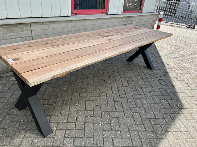Tuintafel guyana teak - afbeelding 3 van  4