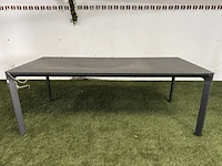 Tuintafel met glasplaat 200x90x73 cm - afbeelding 1 van  5